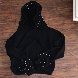 A black hoodie